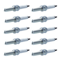 10 Spark Plugs with flat seal seat NGK IAM expertise for...