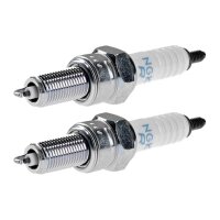 2 Spark Plugs with flat seal seat NGK IAM expertise for...