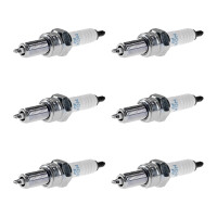 6 Spark Plugs with flat seal seat NGK IAM expertise for...