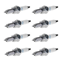 8 Spark Plugs with flat seal seat NGK IAM expertise for...
