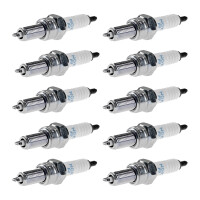 10 Spark Plugs with flat seal seat NGK IAM expertise for...