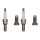 2 Spark Plugs fixed SAE connection 4.7 Ohm NGK suitable for FERRARI F12