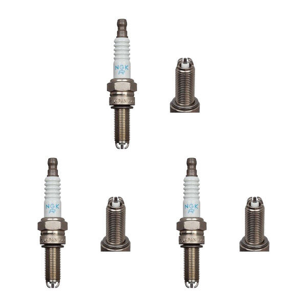 3 Spark Plugs fixed SAE connection 4.7 Ohm NGK suitable for FERRARI F12