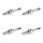 4 Spark Plugs fixed SAE connection NGK aftermarket expertise for PIAGGIO