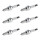 6 Spark Plugs fixed SAE connection NGK aftermarket expertise for PIAGGIO