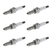 6 Spark Plugs with flat seal seat NGK suitable for...