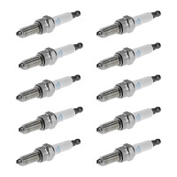 10 Spark Plugs with flat seal seat NGK suitable for...
