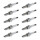 10 Spark Plugs with flat seal seat NGK suitable for FERRARI 458 and others