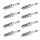 8 Spark Plugs fixed SAE connection NGK suitable for e.g. CHRYSLER VOYAGER