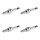 4 Spark Plugs fixed SAE connection NGK aftermarket expertise for PIAGGIO