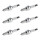 6 Spark Plugs fixed SAE connection NGK aftermarket expertise for PIAGGIO
