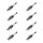 8 Spark Plugs fixed SAE connection NGK for e.g. MERCEDES-BENZ E-CLASS