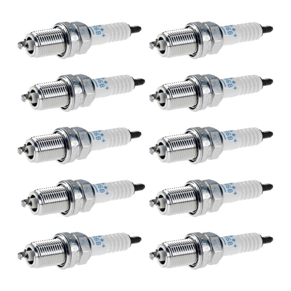 10 Spark Plugs with flat seal seat NGK suitable for VOLVO V70 and others