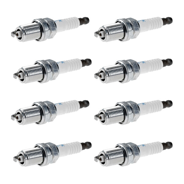 8 Spark Plugs fixed SAE connection NGK aftermarket expertise for e.g. SAAB 9-5