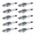 10 Spark Plugs fixed SAE connection NGK suitable for e.g. RENAULT ESPACE