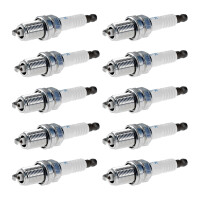 10 Spark Plugs fixed SAE connection NGK suitable for...