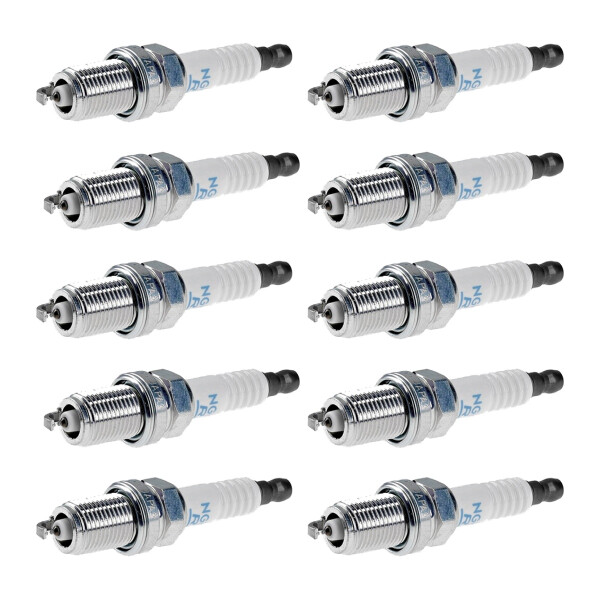 10 Spark Plugs fixed SAE connection NGK aftermarket expertise for e.g. AUDI A6