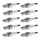 10 Spark Plugs fixed SAE connection NGK IAM expertise for NISSAN and others