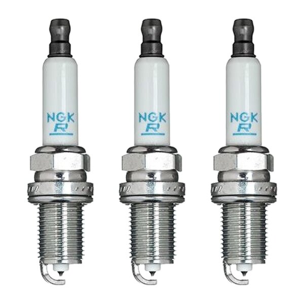 3 Spark Plugs fixed SAE connection NGK IAM-Expertise V-Line for e.g. AUDI A4