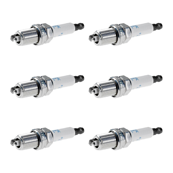 6 Spark Plugs fixed SAE connection NGK aftermarket expertise for e.g. AUDI A4