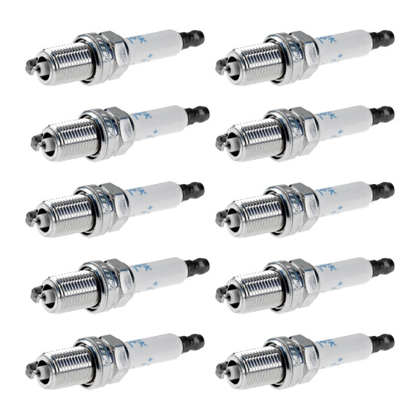 10 Spark Plugs fixed SAE connection NGK aftermarket expertise for e.g. AUDI A4