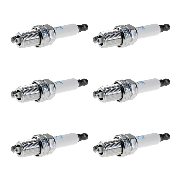 6 Spark Plugs fixed SAE connection NGK aftermarket expertise for e.g. AUDI A4