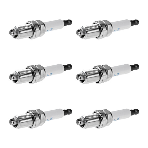 6 Spark Plugs fixed SAE connection NGK aftermarket expertise for e.g. AUDI R8