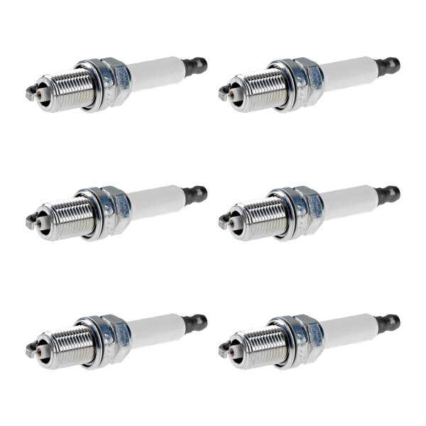 6 Spark Plugs fixed SAE connection NGK aftermarket expertise for e.g. AUDI A4