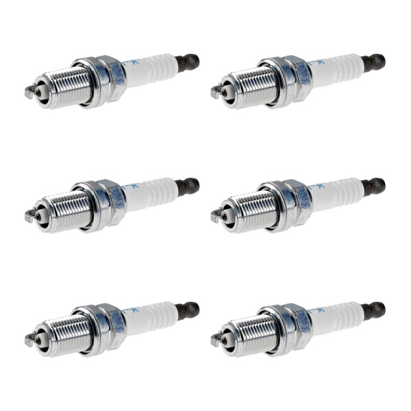 6 Spark Plugs fixed SAE connection NGK aftermarket expertise for e.g. OPEL ASTRA
