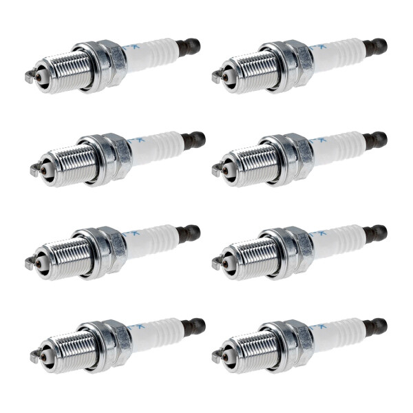 8 Spark Plugs fixed SAE connection NGK aftermarket expertise for e.g. SAAB 9-3