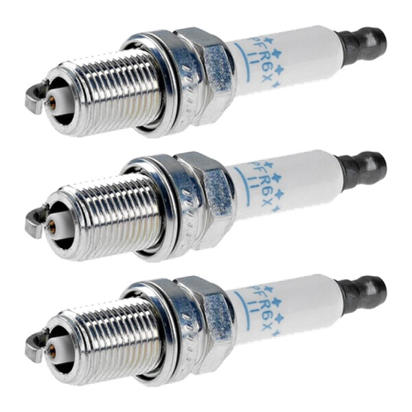 3 Spark Plugs fixed SAE connection NGK aftermarket expertise for e.g. AUDI A6