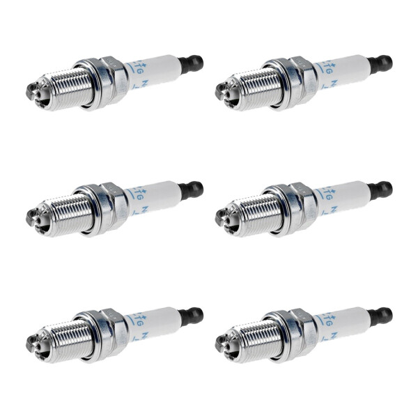 6 Spark Plugs fixed SAE connection NGK aftermarket expertise for e.g. AUDI A6