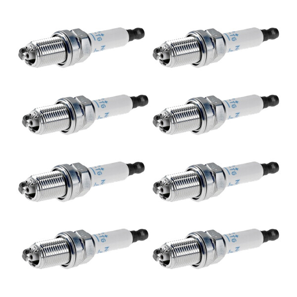 8 Spark Plugs fixed SAE connection NGK aftermarket expertise for e.g. AUDI A6