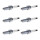 6 Spark Plugs fixed SAE connection NGK IAM expertise for NISSAN and others