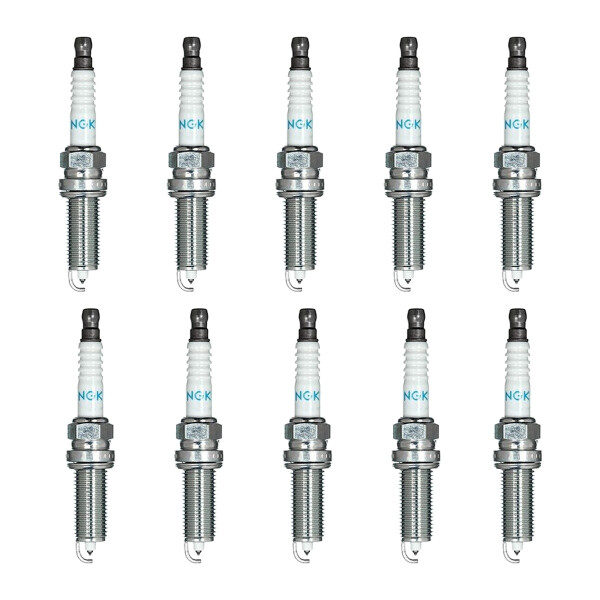 10 Spark Plugs fixed SAE connection NGK V-Line for e.g. NISSAN QASHQAI