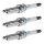 3 Spark Plugs fixed SAE connection NGK suitable for e.g. NISSAN QASHQAI