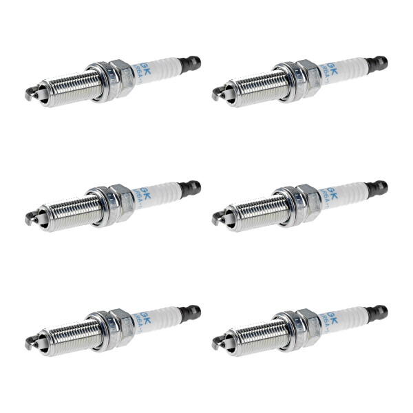 6 Spark Plugs fixed SAE connection NGK suitable for e.g. NISSAN QASHQAI