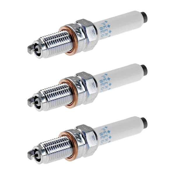 3 Spark Plugs with flat seal seat NGK IAM expertise for AUDI A3 and others
