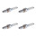 4 Spark Plugs with flat seal seat NGK IAM expertise for AUDI A3 and others