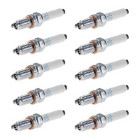 10 Spark Plugs with flat seal seat NGK IAM expertise for...