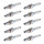 10 Spark Plugs with flat seal seat NGK IAM expertise for AUDI A3 and others
