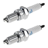 2 Spark Plugs with flat seal seat NGK aftermarket...