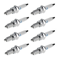 8 Spark Plugs with flat seal seat NGK aftermarket...
