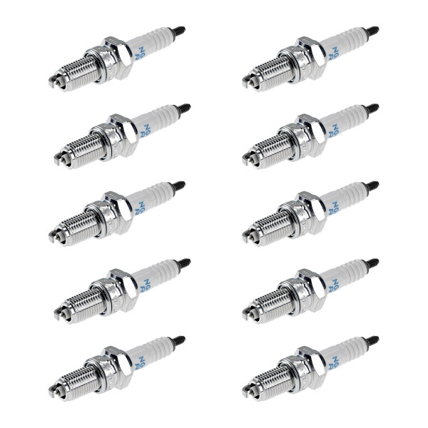 10 Spark Plugs with flat seal seat NGK aftermarket expertise for SUZUKI
