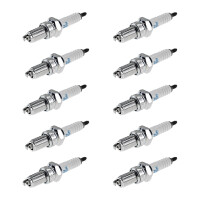 10 Spark Plugs with flat seal seat NGK aftermarket...