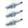 3 Spark Plugs fixed SAE connection NGK IAM expertise for e.g. TOYOTA HIACE