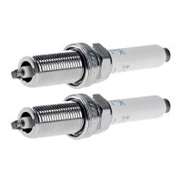 2 Spark Plugs with flat seal seat NGK IAM expertise for...
