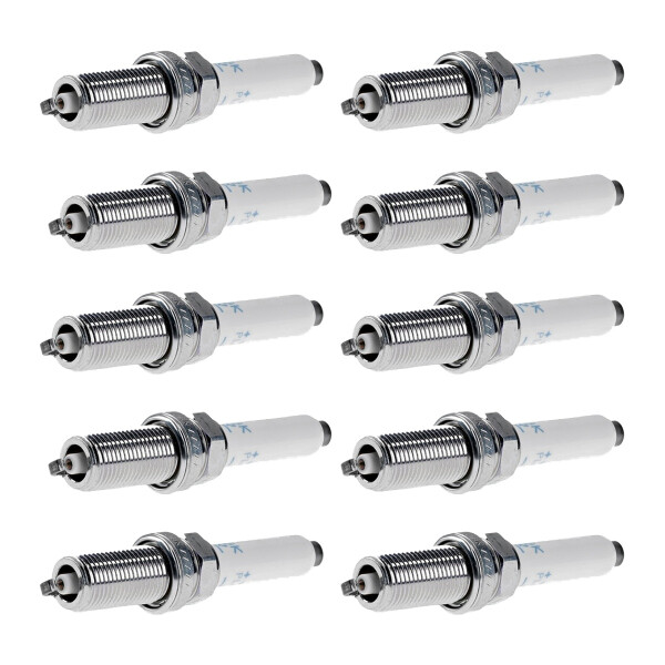 10 Spark Plugs with flat seal seat NGK IAM expertise for AUDI A5 and others