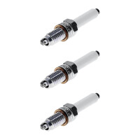 3 Spark Plugs with flat seal seat NGK IAM-Expertise...