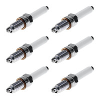6 Spark Plugs with flat seal seat NGK IAM-Expertise...
